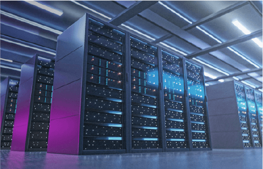 A top-notch Equinix Data Center.