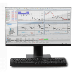 A desktop displaying TriumphFX MetaTrader 4 for windows.